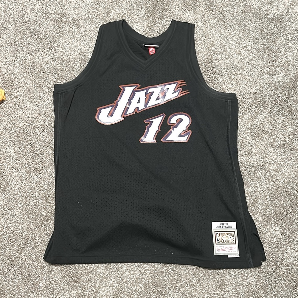 Throwback John Stockton jersey